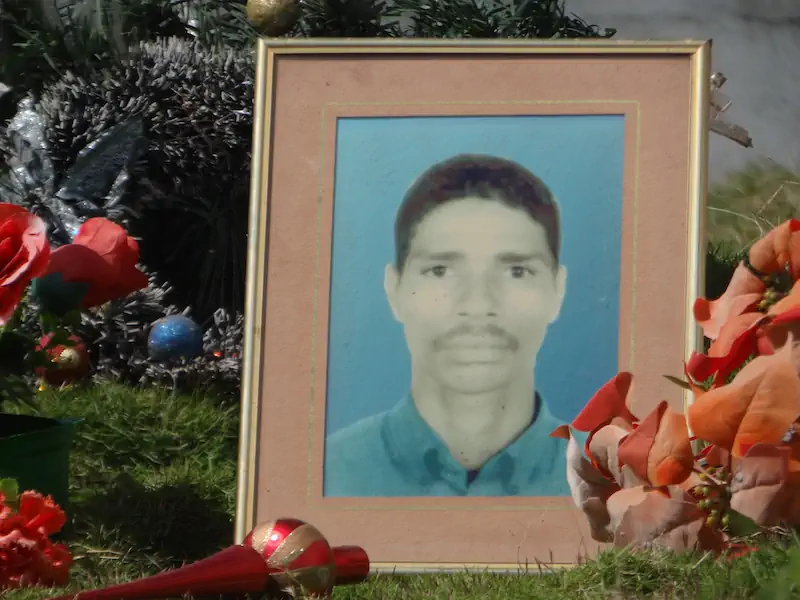Yovannis Álvarez Tundeno, asesinado por paramilitares el 26 de diciembre de 2001 en el corregimiento de San Antonio, municipio de Barranco de Loba, Bolívar. Foto: Samuel Smith Méndez.