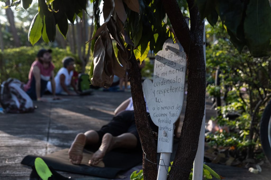 Jardín sagrado de la memoria: Foto: Mario Toro.